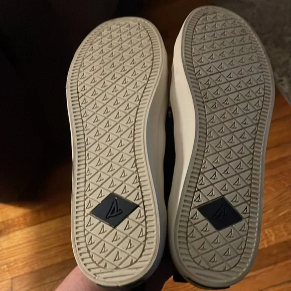 Sperry Top-Sider Slip on Boat Shoes Women 7.5  Navy Blue Ladies STS81904 - Picture 7 of 8